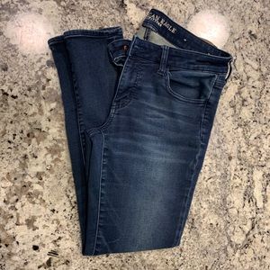 American Eagle skinny jeans.